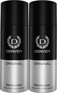 DENVER Original_Blackcode Body Spray  -  For Men