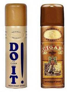 LOMANI 1 Do It and 1 Cigar Deodorant spray, 200 ml each (Pack of 2) Deodorant Spray  -  For Men & Women