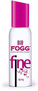 FOGG Fine Spring Deodorant Spray 120ml Pack of 1 Body Spray  -  For Women