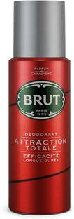 BRUT Attraction Deodorant for Men | Long Lasting Lime & Mandarin Fragrance 200ml Deodorant Spray  -  For Men