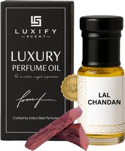 Luxify Scent Lal Chandan Attar | Red Sandalwood Pure & Undiluted | Long Lasting Fragrance | Pocket Perfume  -  For Men & Women