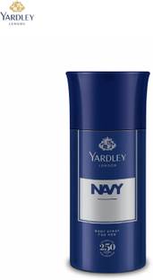 Yardley London NAVY Deodorant Long Lasting Fragrance Deodorant Spray  -  For Men