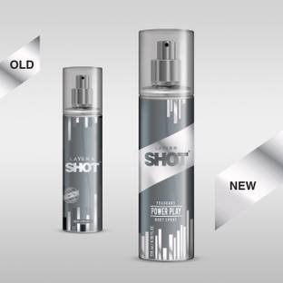 LAYER'R SHOT POWER PLAY 135ml Body Spray  -  For Men