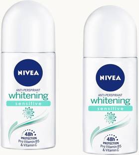 NIVEA new Whitening Sensitive - WS_02*50ml each Deodorant Roll-on  -  For Women