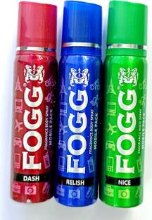 FOGG Dash, Relish and Nice deodorant spray for men and women Deodorant Spray  -  For Men & Women
