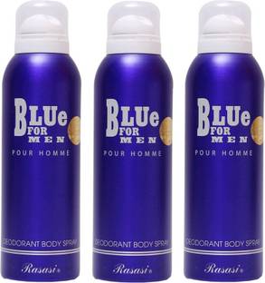 RASASI blue for man Deodorant Spray  -  For Men