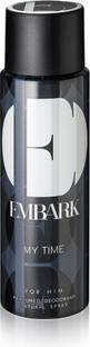EMBARK My Time for him No Gas Perfume Body Spray Deodorant Spray  -  For Men