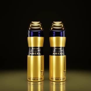 Al Nuaim ASEEL (PACK OF 2) Deodorant Spray  -  For Men & Women