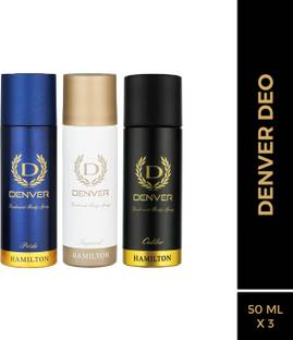 DENVER Pride, Imperial & Caliber Nano Deodorant Spray  -  For Men