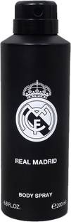 Real Madrid Black Body Spray  -  For Men