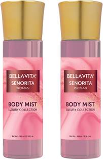 BELLAVITA SENORITA Body Mist Set|Floral & Fruity scent|Long Lasting Fragrance| Body Mist  -  For Women