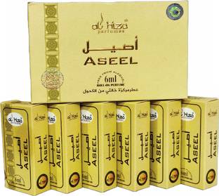 AL Hiza Original Aseel Luxury Roll on attar Alcohol-free Long Lasting Fragrance Set of 6 Deodorant Roll-on  -  For Men & Women