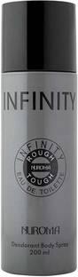 NUROMA Infinity Rough Touch Deodorant Men, 200ml Deodorant Spray  -  For Men
