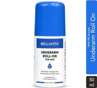 Bella vita organic White Deodorant for Long Lasting Freshness & Skin Whitening and Lightening Deodorant Roll-on  -  For Men & Women