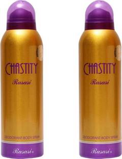 RASASI CHASTITY DEODORANT SPRAY (400 ML, PACK OF 2) Deodorant Spray  -  For Women
