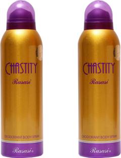 RASASI 2 Chastity Women Deodorant Spray  -  For Women