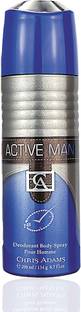 Chris Adams Active Man | Premium Long Lasting | Ideal Gift | Body Spray  -  For Men