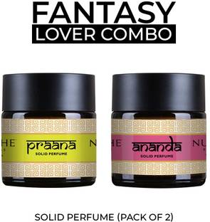 Nuskhe By Paras Fantasy Lover Combo | Ananda | Praana | Solid Perfume | Deodorant Cream  -  For Men & Women