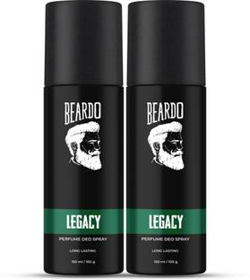BEARDO Long Lasting Deo Sprays Combo for Men | Legacy Perfume Deo Spray 150ml Each Deodorant Spray  -  For Men