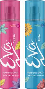 EVA Aura & Charm no Gas Perfume Spray with mandrine orange & fresh fragrance Perfume  -  240 ml