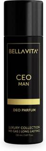 BELLAVITA CEO MAN Premium & Long Lasting Body Perfume DEO Luxury Fragrance For Men 150 ML Body Spray  -  For Men