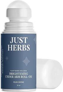 Just Herbs Musk Divine Long-Lasting And Refreshing Underarm Deodorant Roll-on  -  For Men