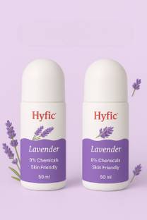 HYFIC Lavender Odor bacteria & Sweat Block | Underarms Whitening Roll On Deodorant Roll-on  -  For Men & Women