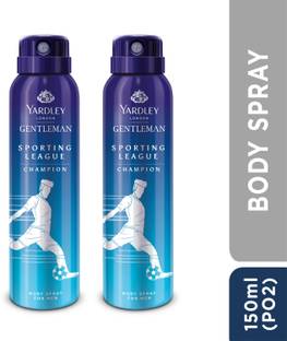 Yardley London Sporting League Body Spray - Champion Deodorant Spray  -  For Men