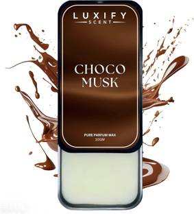 Luxify Scent Choco Musk Solid Perfume | Long-Lasting 10g Non-Greasy Solid Perfume Deodorant Cream  -  For Men & Women