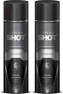 LAYER'R Shot Leonardo Deodorant Spray  -  For Men