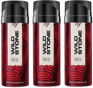 Wild Stone Red Combo (150 ml each) Deodorant Spray  -  For Men