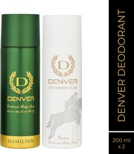 DENVER Hamilton & Sporting Club Victor Long Lasting Deodorant Spray  -  For Men