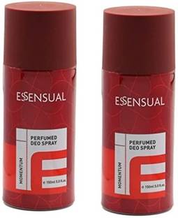 Modicare ESSENSUAL PERFUMED DEO SPRAY -MOMENTUM (2X150ML) Deodorant Spray  -  For Men