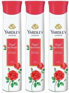 YARDLEY London Royal Red Rose Body Spray  -  For Women