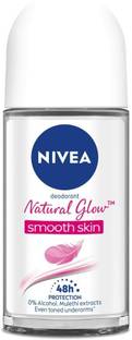 NIVEA Natural Glow Smooth Skin Deodorant Roll On for Women, 50ml Deodorant Roll-on  -  For Men & Women