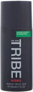 United Colors of Benetton Tribe Intense Deodorant Spray  -  For Men