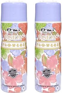 OSSA Vision Flowers Long Lasting Body Spray For Women With Musky,Floral,Citrusy Notes Body Spray  -  For Women