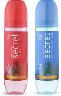 Secret Temptation Bloom & Bold Long Lasting Body Mist for Women | Dermatologically Tested | Deodorant Spray  -  For Women