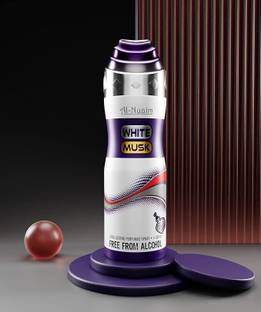Al-Nuaim White Musk Alcohol Free Deodorant Body Spray  -  For Men & Women