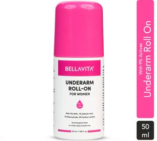 BELLAVITA Deo White Deodorant For Women Roll-On Under Arm For Skin Whitening & Lightening Deodorant Roll-on  -  For Women