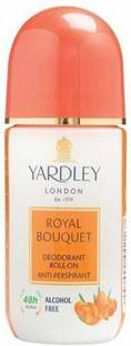 Yardley London 1 Royal Bouquet Deodorant Roll-on - For Men & Women(Pack of 1) Deodorant Roll-on  -  For Men & Women