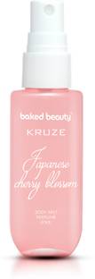 BAKED BEAUTY Kruze Japanese Cherry Blossom Body Mist Refreshing Long Lasting Fragrance Body Mist  -  For Women