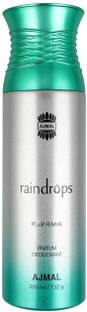 Ajmal Raindrops Femme Deodorant 200 ml Deodorant Spray  -  For Women