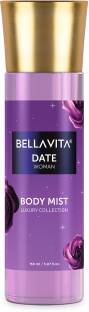 Bella vita organic DATE Woman Body Mist with Pink Pepper & Vanilla notes|Long Lasting fragrance| Body Mist  -  For Women