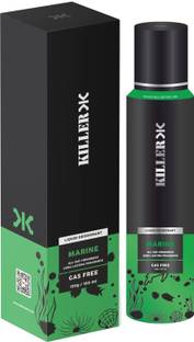 KILLER Marine No Gas Deodorant Body Spray  -  For Men