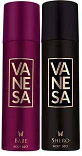 VANESA SHERO AND BABE COMBO Deodorant Spray  -  For Men & Women