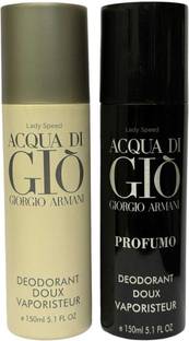 Paris Corner Armani Acuqa Di Gio & Profumo Body Spray  -  For Men