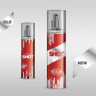LAYER'R SHOT RED STALLION 135ml Body Spray  -  For Men