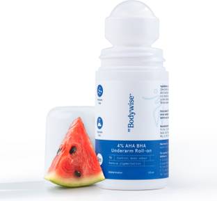 Be Bodywise 4% AHA BHA Underarm Roll On | Lactic Acid, Salicylic Acid | Watermelon Fragrance Deodorant Roll-on  -  For Women
