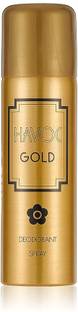 HAVOC Gold Deodrant For Men and Women 200ML Deodorant Spray  -  For Men & Women